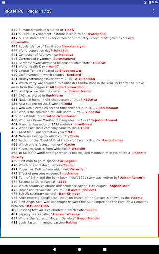 RRB NTPC 2020 1000 One liner Question and Answers screenshot 5