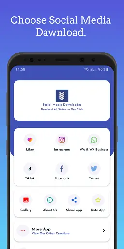 Social Media Dawnloader screenshot 1