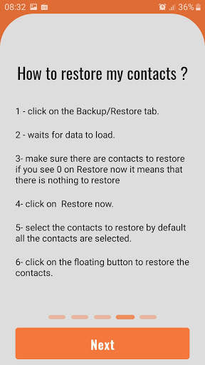 Contacts Backup Restore screenshot 7