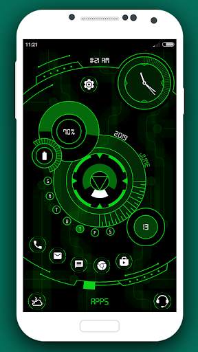 Classy hightech Launcher 2 - App lock, Hide App screenshot 7