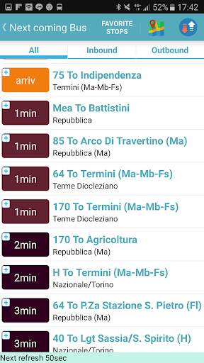Rome Bus Realtime Tracker screenshot 5