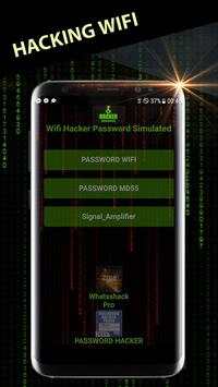 Wifi Hacker Password Simulated screenshot 1