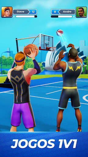 Basket Clash Jogos de Basquete screenshot 4