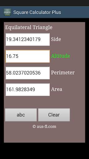 Square Calculator Plus screenshot 3