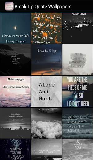 Break Up Quote Wallpapers screenshot 1