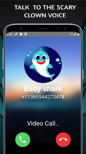 Funny Baby Shark fake video call screenshot 2