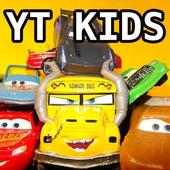 Popular YouTube Videos For Kids with Cars and Toys logo