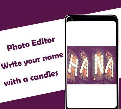 Write your name with a candles screenshot 2