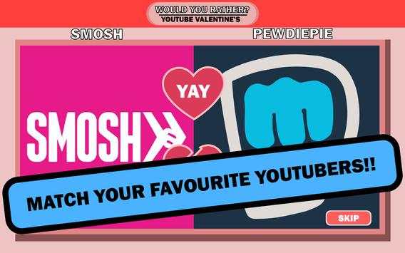 Would You Rather? Youtube Valentine's screenshot 2