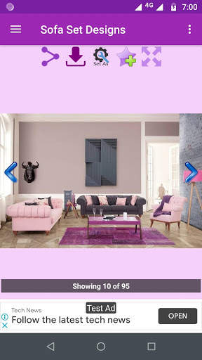 Sofa Set Designs Gallery screenshot 4