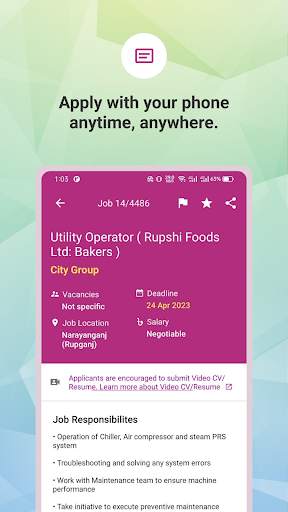 Bdjobs скриншот 7