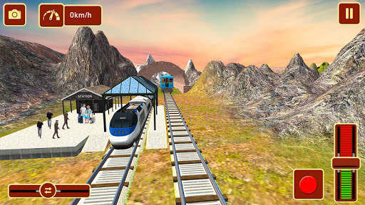 Metro Racing Train Driving: Free Game screenshot 1