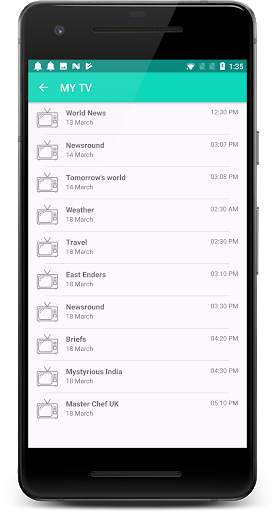 My TV | A single channel TV application स्क्रीनशॉट 3
