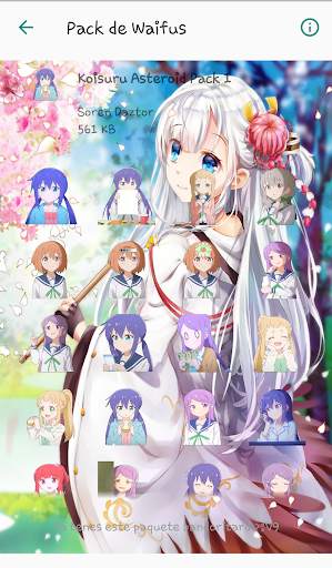 Waifus Anime Stickers para Whatsapp 2020 screenshot 2