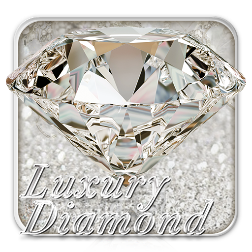 luxury diamond launcher theme icon