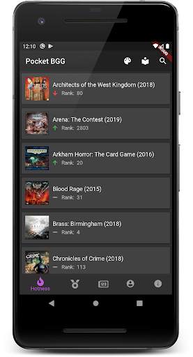 Pocket BGG screenshot 1