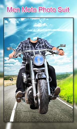 Men Moto Photo Suit screenshot 3