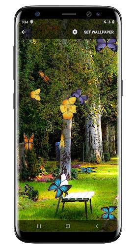 Butterfly and Blossom live wallpaper screenshot 2