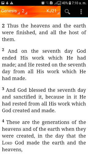 Holy Bible 21st Century King James Version screenshot 6