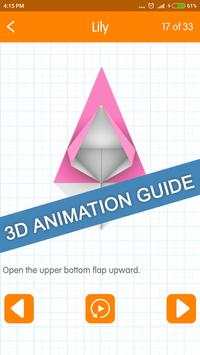 Easy Origami Flower Tutorial screenshot 4