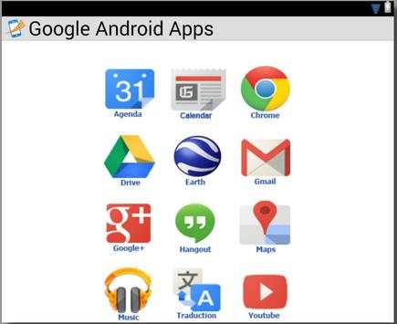 Google Android Apps screenshot 1