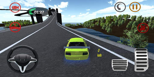 Extreme Bridge Racing. Real driving on Speed cars. screenshot 2