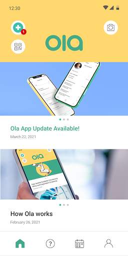 The Ola App: Screen. Check In screenshot 1