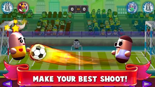 2 Player Head Soccer Game screenshot 2