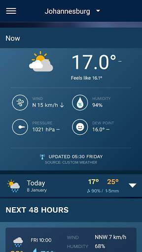 AfricaWeather скриншот 4