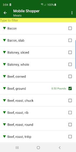 Mobile Shopper - Shopping List, Free, Fast, Small screenshot 3