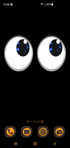 Funny Phone Eyes Live Wallpaper screenshot 4