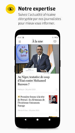 JeuneAfrique.com screenshot 1