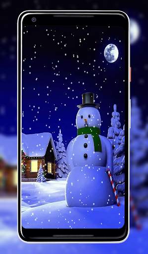 Snowman Wallpaper screenshot 2