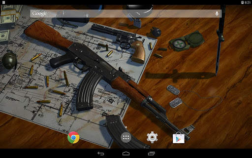 3D Guns Live Wallpaper screenshot 6