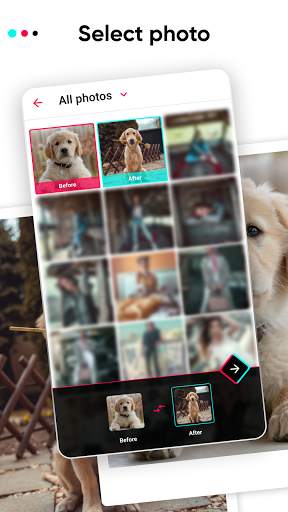 Before/After Video Collage maker app from photos screenshot 1