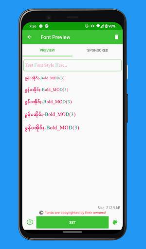 zFont Tool - Android Font Tool screenshot 7