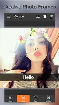 Sweet Camera, Face Filter, Selfie Editor, collage screenshot 1