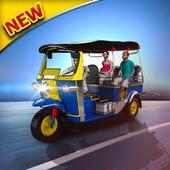 Tuk Tuk Rickshaw Driver logo