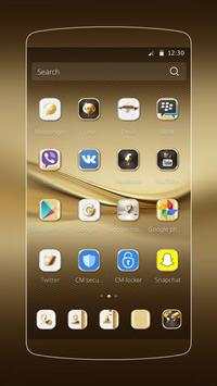 Gold Theme for Huawei Mate 8 screenshot 3