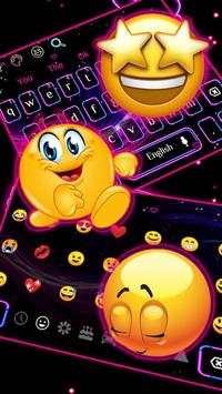 Neon Glisten Tema Keyboard screenshot 3