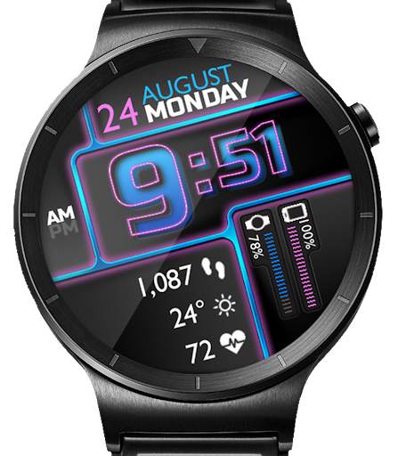 Roboxic HD WatchFace Widget Live Wallpaper screenshot 13