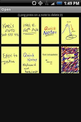 Quick Notes Free screenshot 1