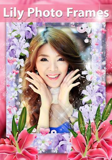 กรอบรูปที่ดีที่สุด กรอบรูปดอกลิลลี่ กรอบรูปดอกไม้ screenshot 3