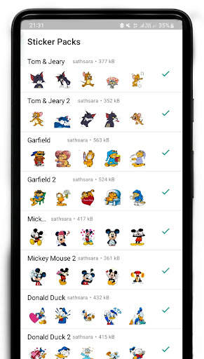 Cartoon Stikers for Whatsapp screenshot 2
