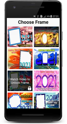 2021 Newyear Photo Frames screenshot 2