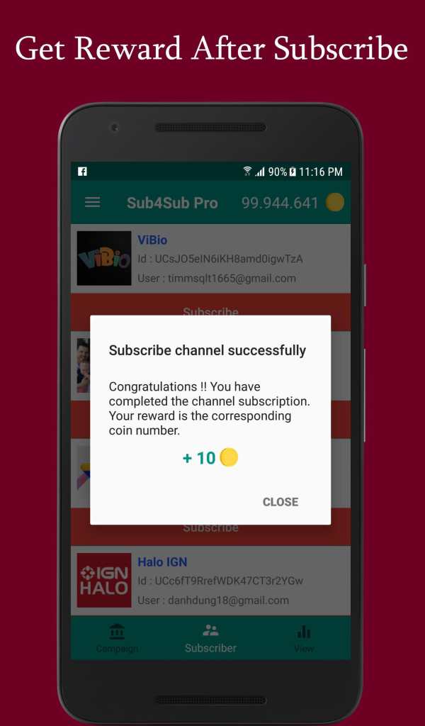 Sub4Sub Pro For Youtube screenshot 6