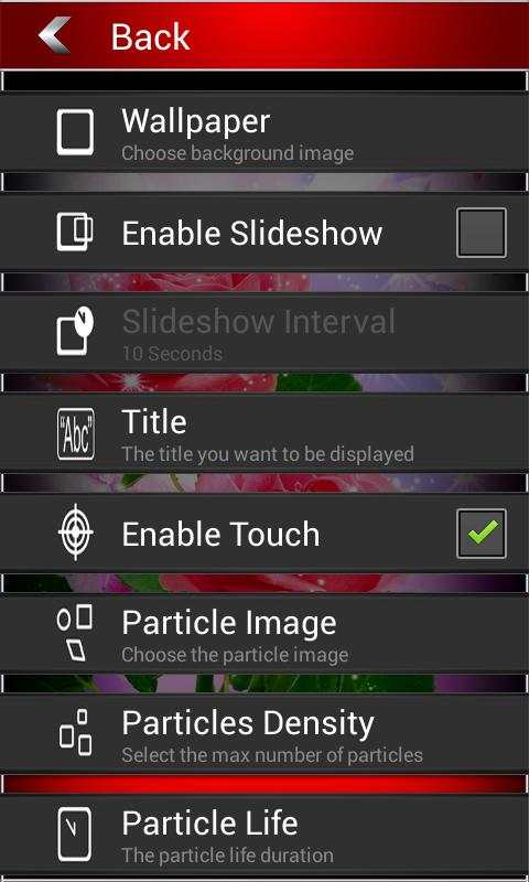 Glow Flower Live Wallpapers - Free Live Wallpapers screenshot 8