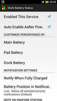 Multi Battery Status screenshot 3