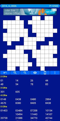 Number Fill in puzzles Numerix screenshot 1