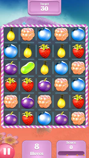 Candy Fruits Crash - Match 3 free puzzle game screenshot 4
